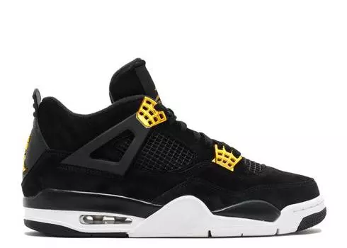 Кроссовки AIR JORDAN 4 RETRO 'ROYALTY', черный