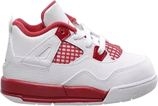 Кроссовки Air Jordan 4 Retro TD Alternate 89, белый