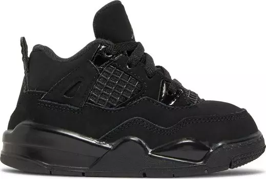 Кроссовки Air Jordan 4 Retro TD Black Cat 2020, черный