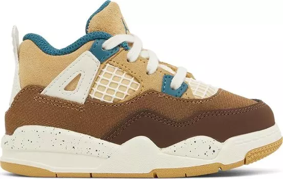 Кроссовки Air Jordan 4 Retro TD 'Cacao Wow', коричневый