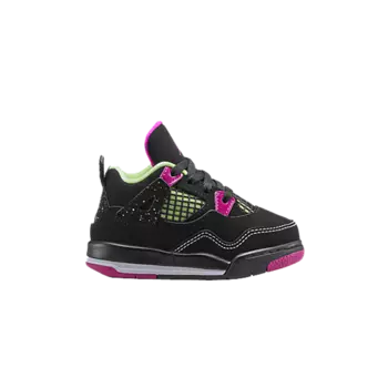 Кроссовки Air Jordan 4 Retro TD 'Fuchsia', черный