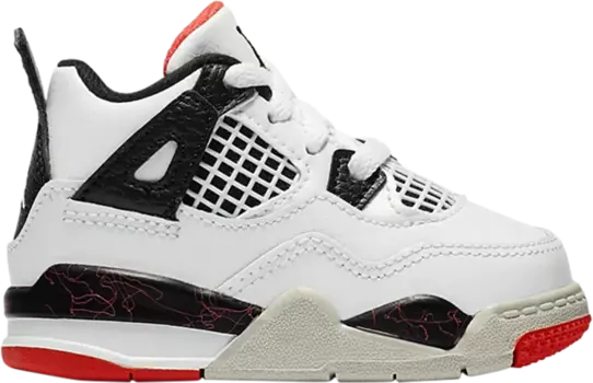 Кроссовки Air Jordan 4 Retro TD Pale Citron, белый