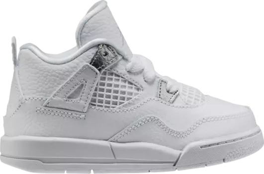 Кроссовки Air Jordan 4 Retro TD Pure Money, белый