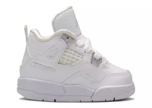 Кроссовки AIR JORDAN 4 RETRO TD 'PURE MONEY', белый