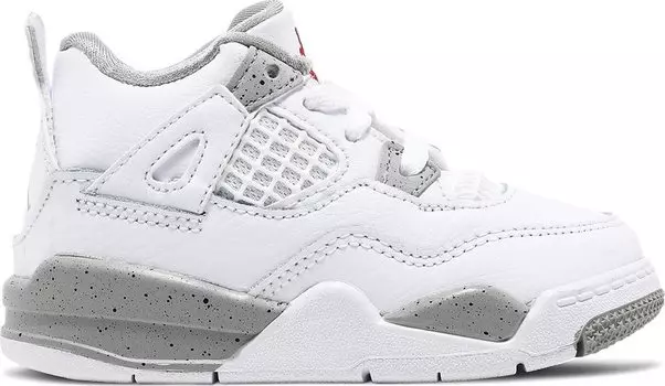 Кроссовки Air Jordan 4 Retro TD White Oreo, белый