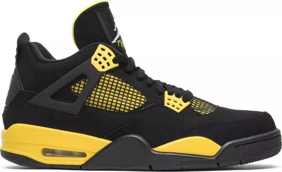 Кроссовки Air Jordan 4 Retro Thunder 2012, черный