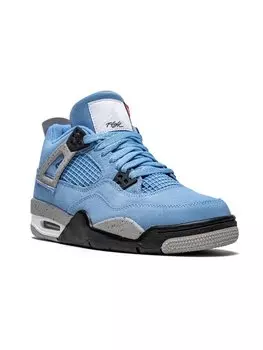 Кроссовки Air Jordan 4 Retro University Blue Jordan Kids, синий