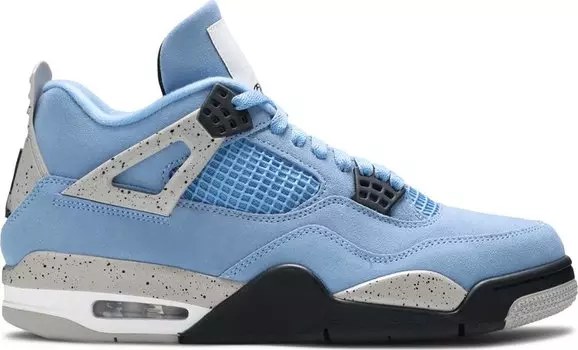 Кроссовки Air Jordan 4 Retro University Blue, синий