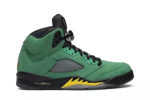 Кроссовки Air Jordan 5 'Oregon Ducks', зеленый
