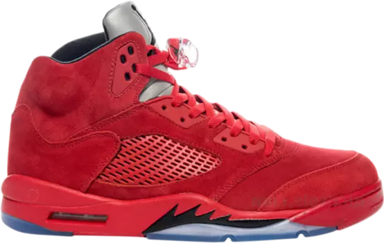 Кроссовки Air Jordan 5 Retro BG Red Suede, красный