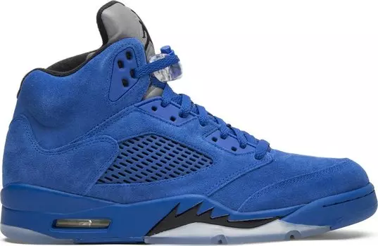Кроссовки Air Jordan 5 Retro Blue Suede, синий