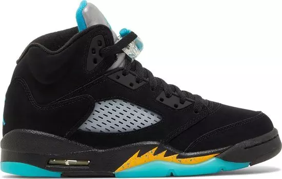 Кроссовки Air Jordan 5 Retro GS Aqua, черный