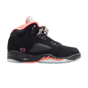 Кроссовки Air Jordan 5 Retro GS 'Black Alarming', черный