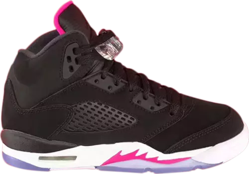 Кроссовки Air Jordan 5 Retro GS Deadly Pink, черный