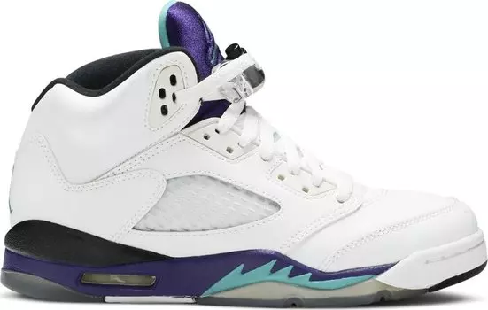 Кроссовки Air Jordan 5 Retro GS Grape 2013, белый