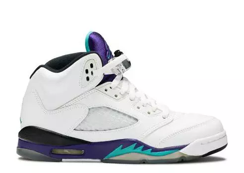 Кроссовки AIR JORDAN 5 RETRO GS 'GRAPE' 2013, белый
