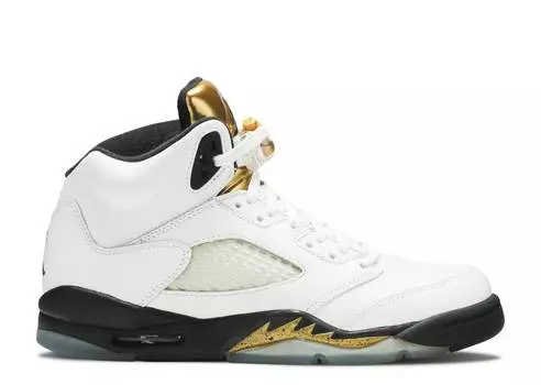 Кроссовки AIR JORDAN 5 RETRO GS 'OLYMPIC', белый