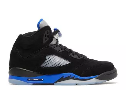 Кроссовки AIR JORDAN 5 RETRO GS 'RACER BLUE', черный