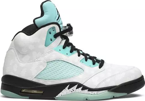 Кроссовки Air Jordan 5 Retro Island Green, зеленый