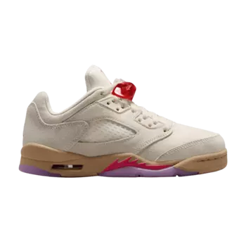 Кроссовки Air Jordan 5 Retro Low GS 'Peanut Butter & Jelly', кремовый