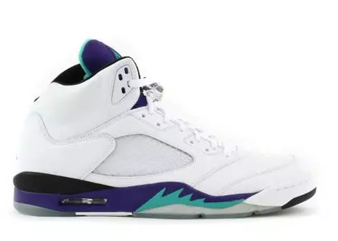 Кроссовки AIR JORDAN 5 RETRO LS 'GRAPE' 2006, белый