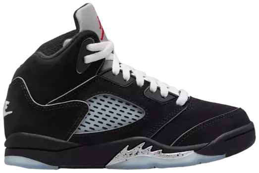 Кроссовки Air Jordan 5 Retro OG PS 'Black Metallic Reimagined', черный