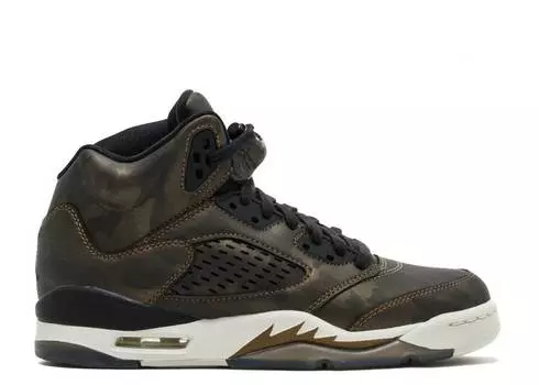 Кроссовки AIR JORDAN 5 RETRO PREMIUM GS 'HEIRESS', черный