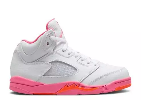 Кроссовки AIR JORDAN 5 RETRO PS 'PINKSICLE', белый