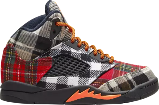 Кроссовки Air Jordan 5 Retro PS 'Plaid', разноцветный