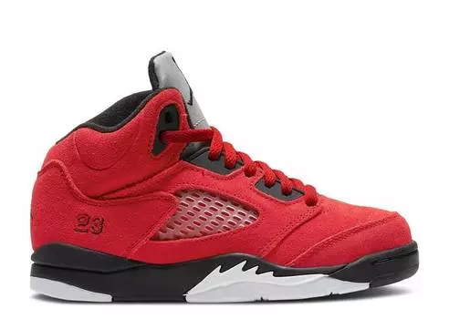 Кроссовки AIR JORDAN 5 RETRO PS 'RAGING BULL' 2021, красный