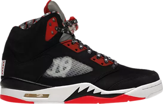 Кроссовки Air Jordan 5 Retro Quai 54 2021 Friends And Family, черный