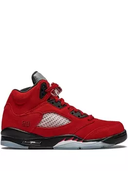 Кроссовки Air Jordan 5 Retro Raging Bull 2021 Jordan Kids, красный