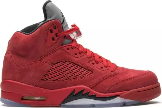 Кроссовки Air Jordan 5 Retro Red Suede, красный