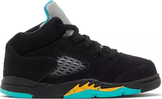 Кроссовки Air Jordan 5 Retro TD Aqua, черный