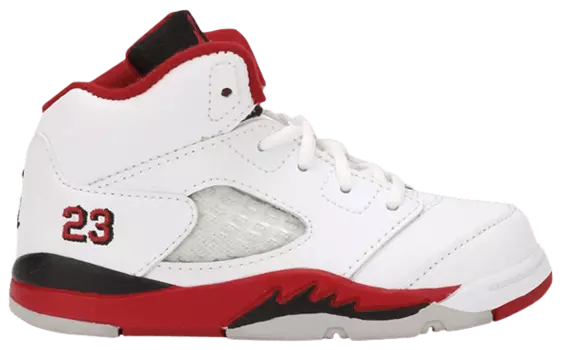 Кроссовки Air Jordan 5 Retro TD 'Fire Red' 2013, белый