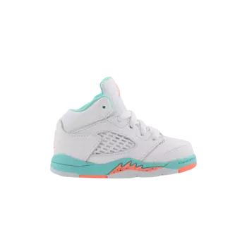 Кроссовки Air Jordan 5 Retro TD 'Light Aqua', белый