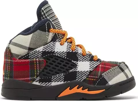 Кроссовки Air Jordan 5 Retro TD 'Plaid', разноцветный