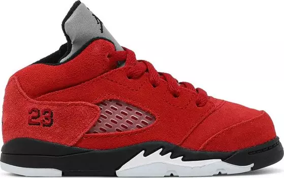 Кроссовки Air Jordan 5 Retro TD Raging Bull 2021, красный