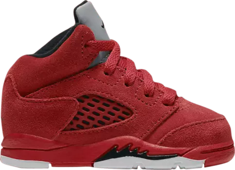 Кроссовки Air Jordan 5 Retro TD Red Suede, красный