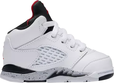 Кроссовки Air Jordan 5 Retro TD White Cement, белый