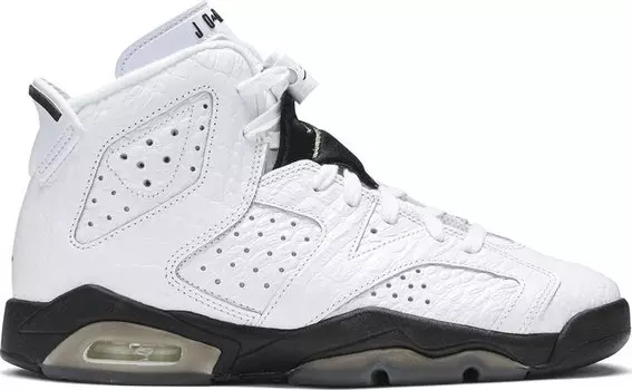 Кроссовки Air Jordan 6 Retro BG Alligator, серый