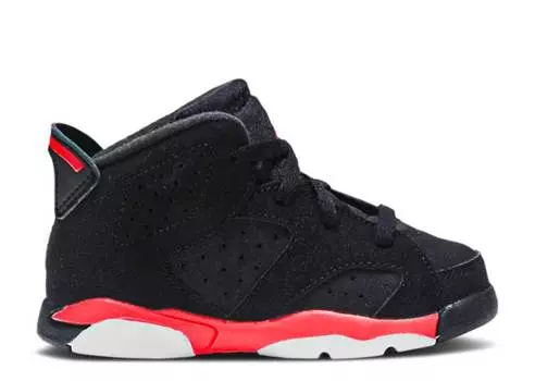 Кроссовки AIR JORDAN 6 RETRO BP 'INFRARED' 2014, черный