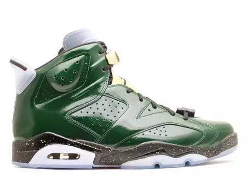 Кроссовки AIR JORDAN 6 RETRO 'CHAMPAGNE BOTTLE', зеленый