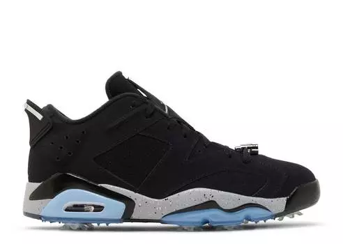 Кроссовки AIR JORDAN 6 RETRO GOLF NRG 'CHROME', черный