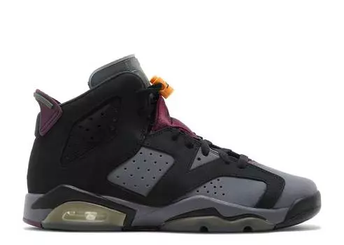 Кроссовки AIR JORDAN 6 RETRO GS 'BORDEAUX', черный