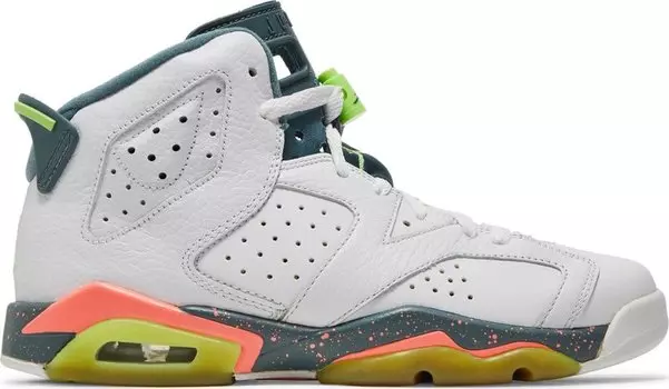 Кроссовки Air Jordan 6 Retro GS Bright Mango, белый