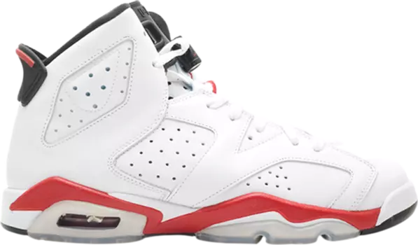 Кроссовки Air Jordan 6 Retro GS Bulls, белый