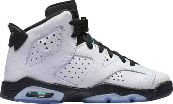 Кроссовки Air Jordan 6 Retro GS Hyper Jade, белый