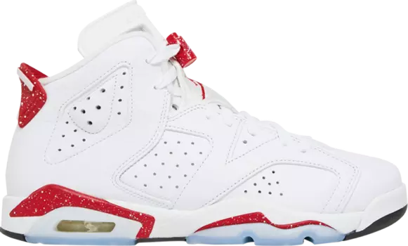 Кроссовки Air Jordan 6 Retro GS Red Oreo Sample, белый