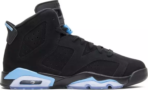 Кроссовки Air Jordan 6 Retro GS UNC, черный